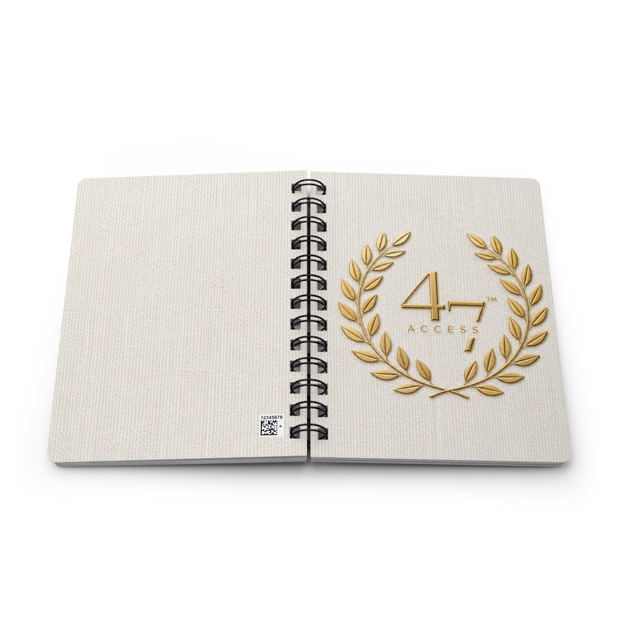 Access 47 Ivory Linen | Signature Spiral Journal