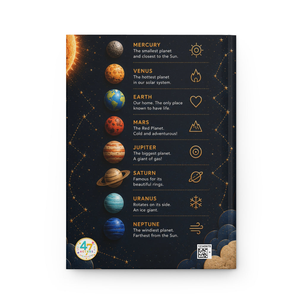 Access 47 Kids Collection Space Journal for Kids | Solar System Writing Notebook