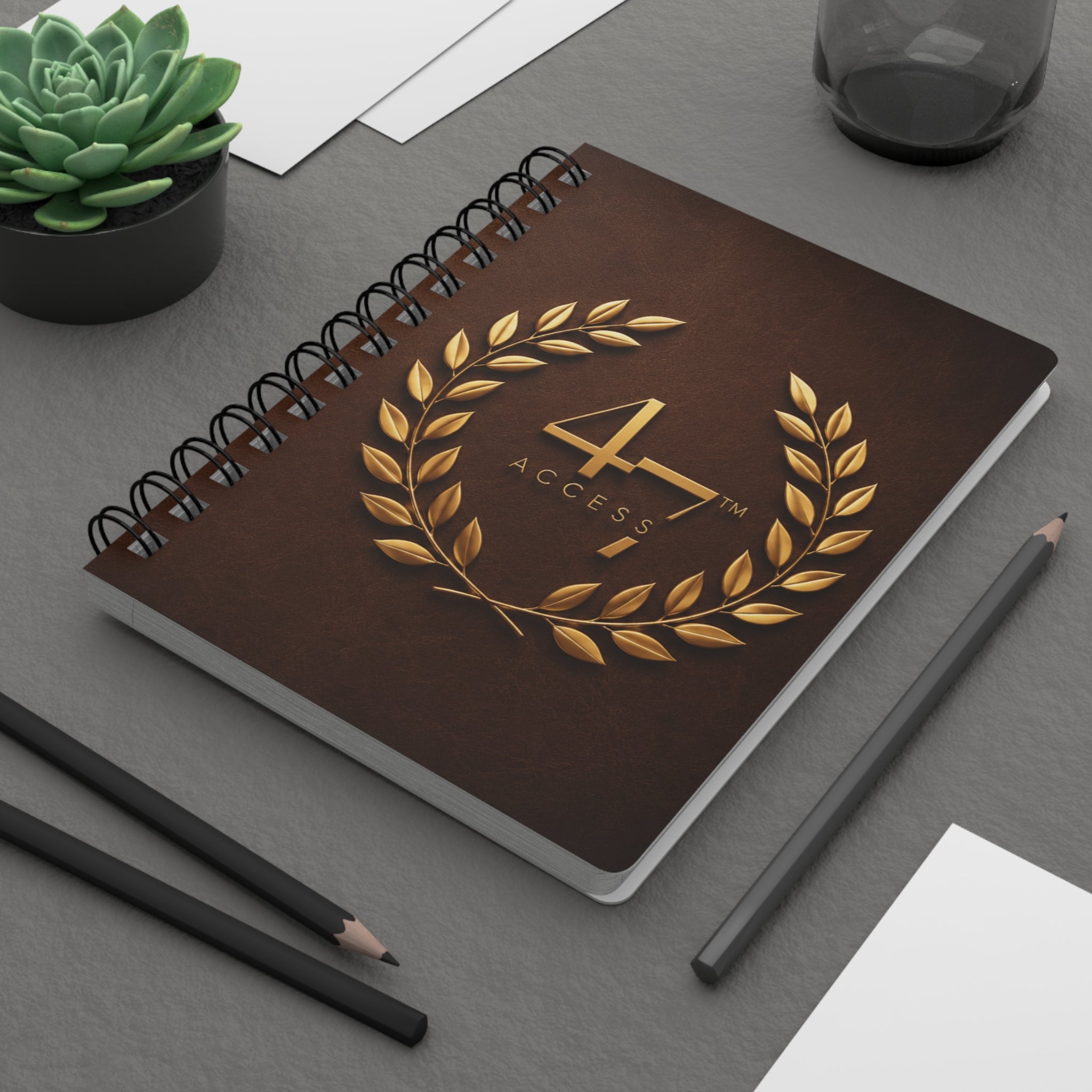 Access 47 Bourbon Saddle | Signature Spiral Journal
