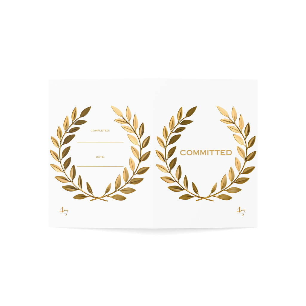 Ivory "Committed" Personal Pursuit Card