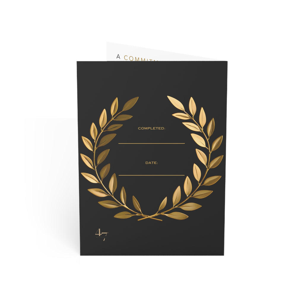 Noir "Disciplined" Personal Pursuit Card