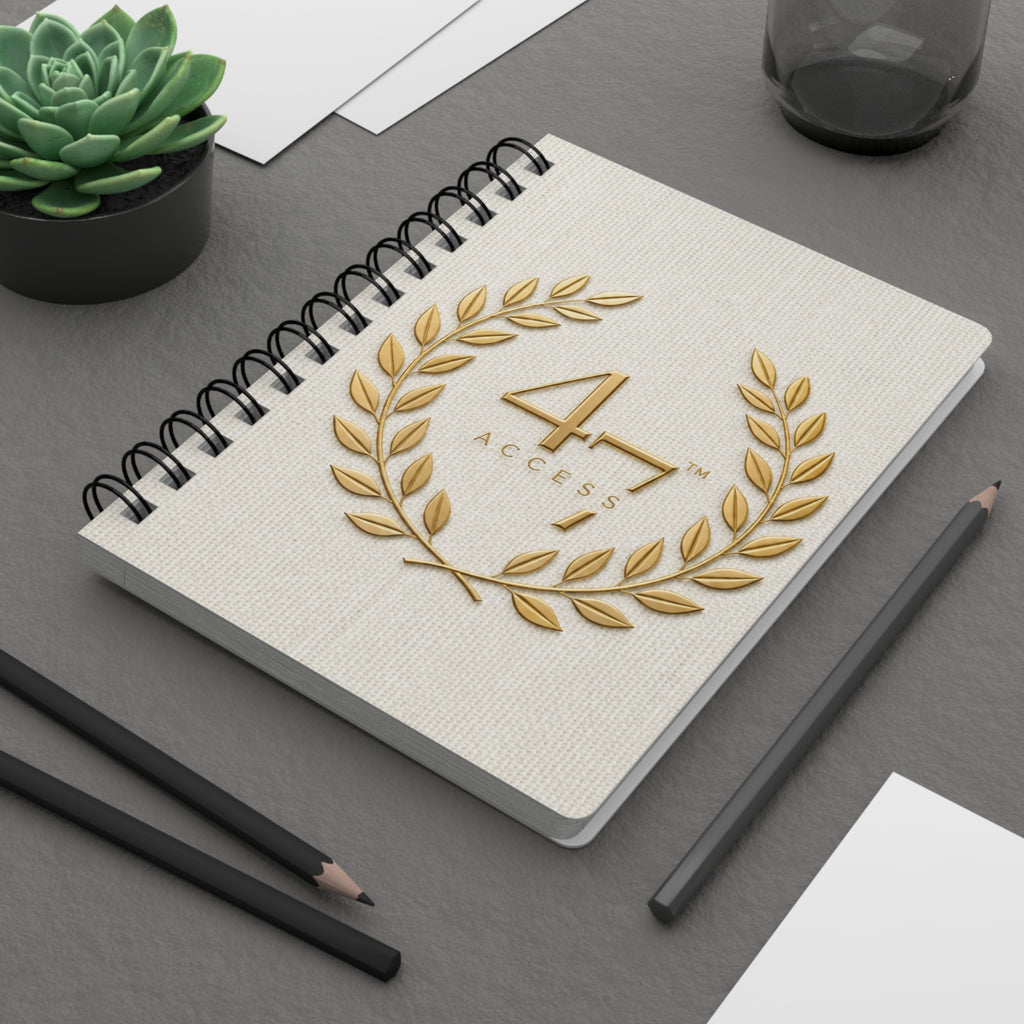 Access 47 Ivory Linen | Signature Spiral Journal