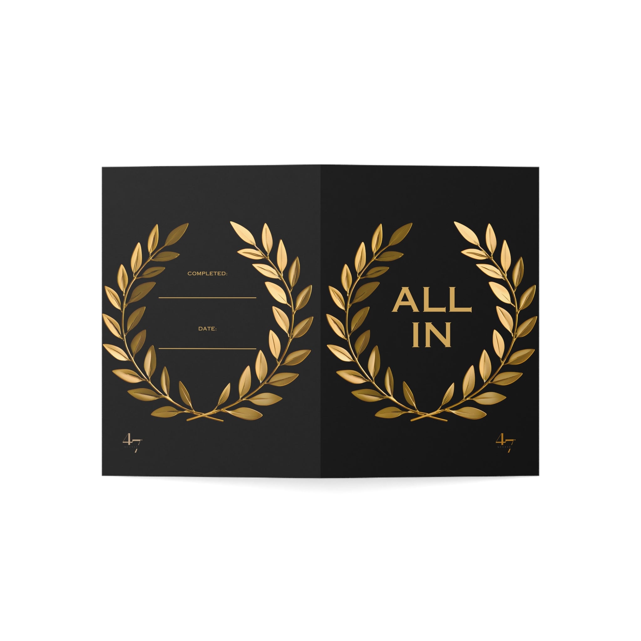 Noir "All In" Personal Pursuit Card