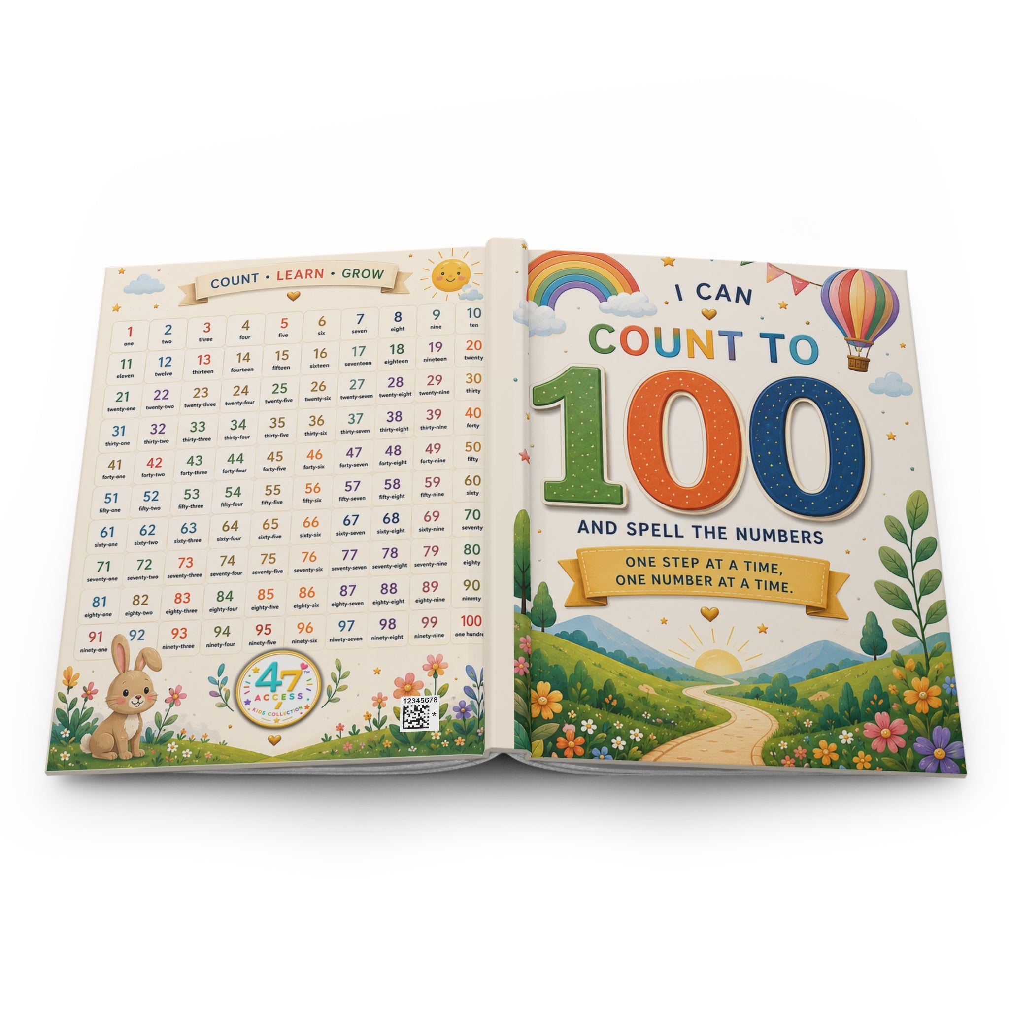 Access 47 Kids Collection | I Can Count to 100 Hardcover Journal