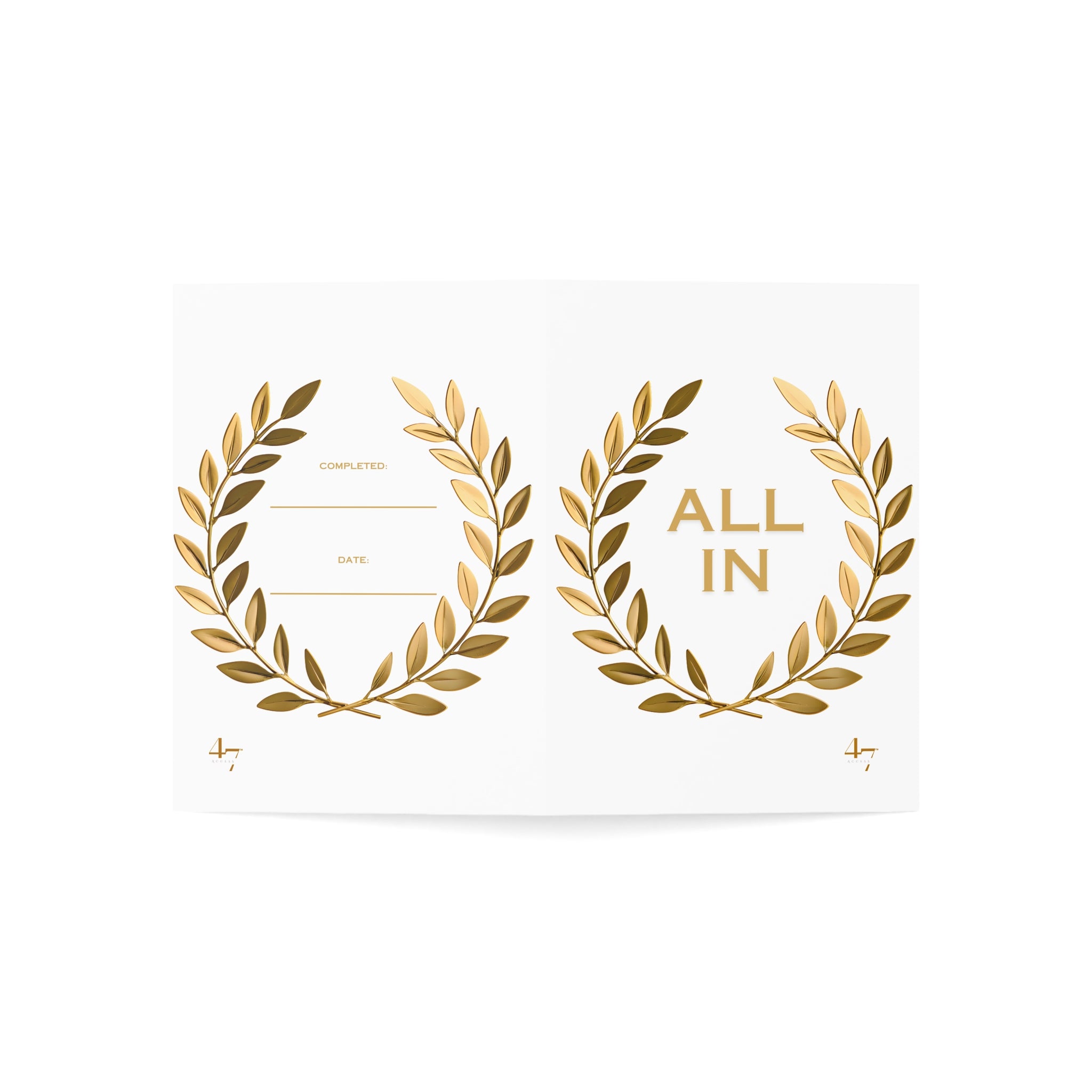 Ivory "All In" Personal Pursuit Card
