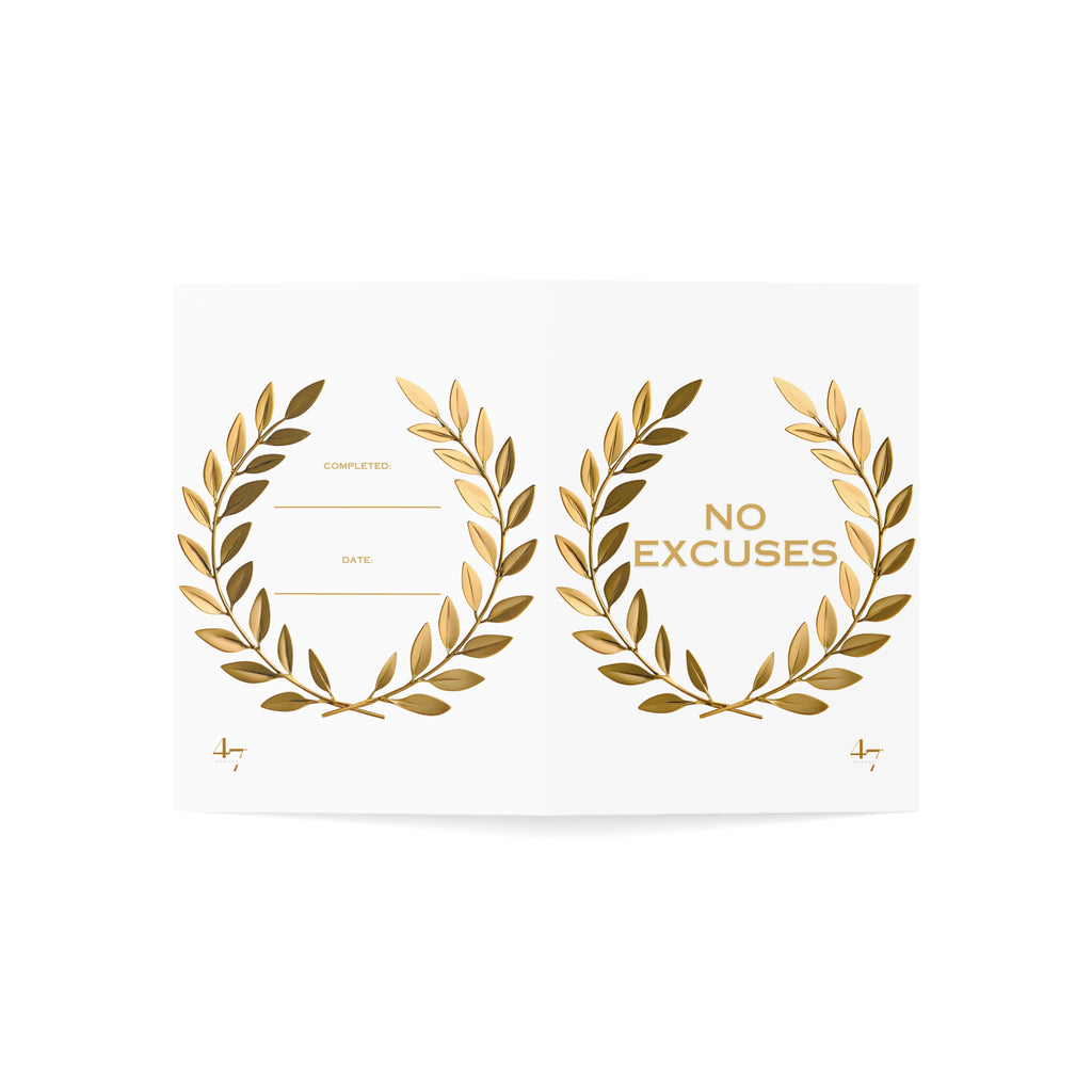 Ivory "No Excuses" Personal Pursuit Card