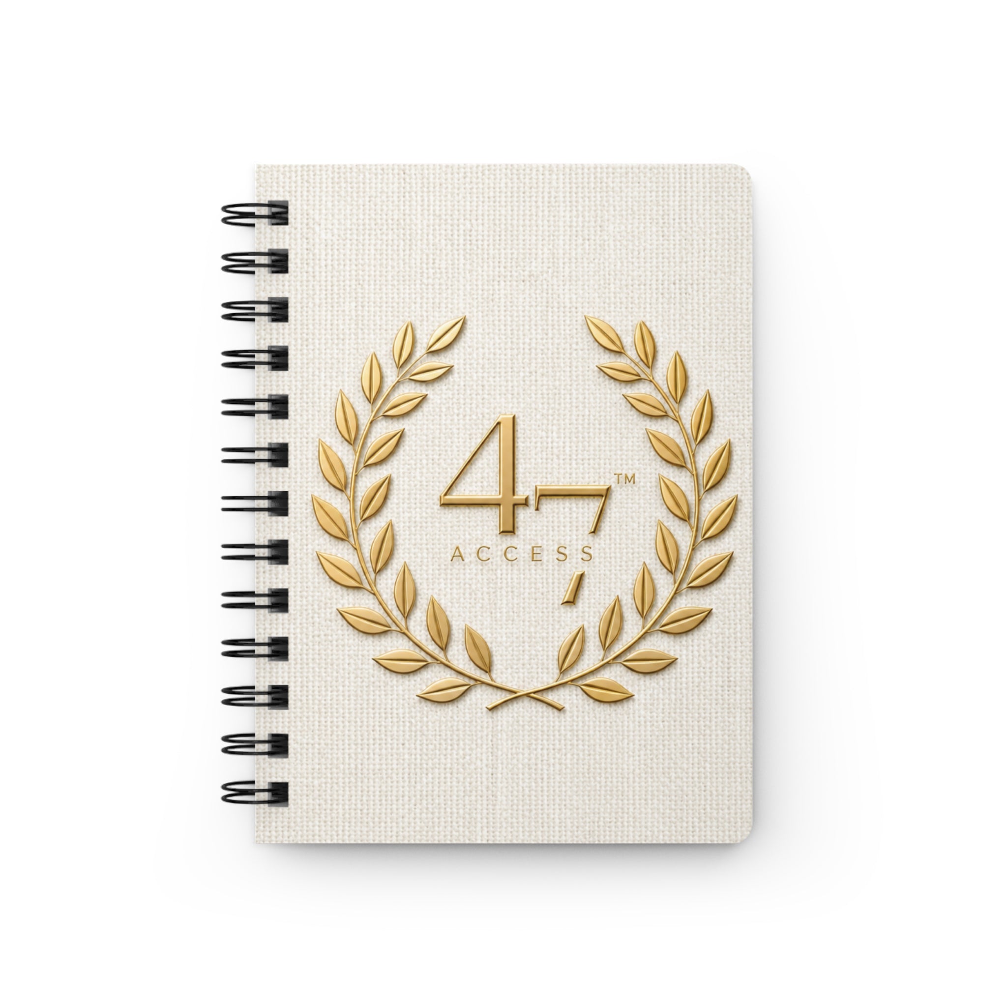 Access 47 Ivory Linen | Signature Spiral Journal