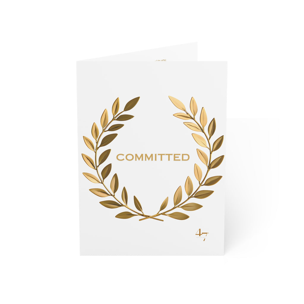 Ivory "Committed" Personal Pursuit Card