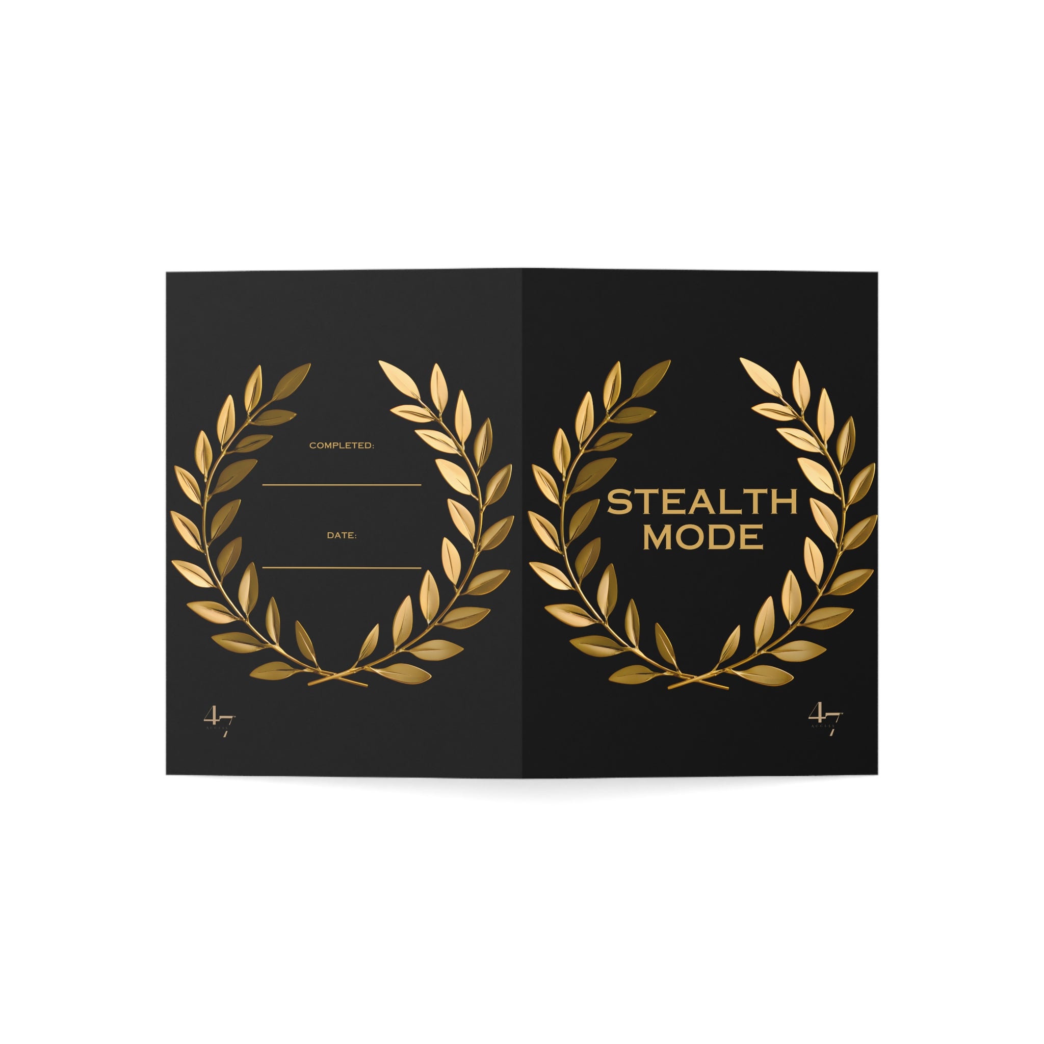 Noir "Stealth Mode" Personal Pursuit Card