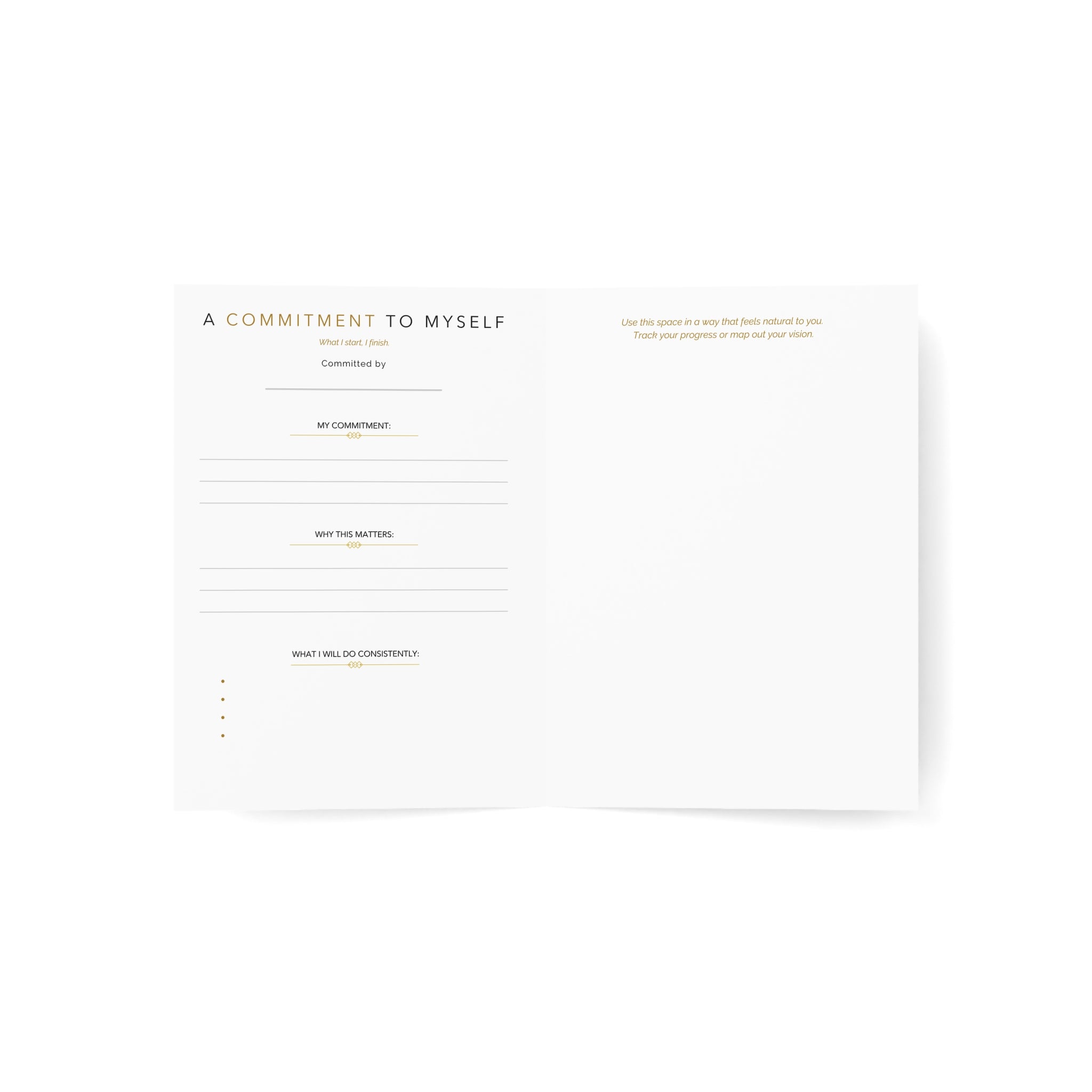 Ivory "Disciplined" Personal Pursuit Card