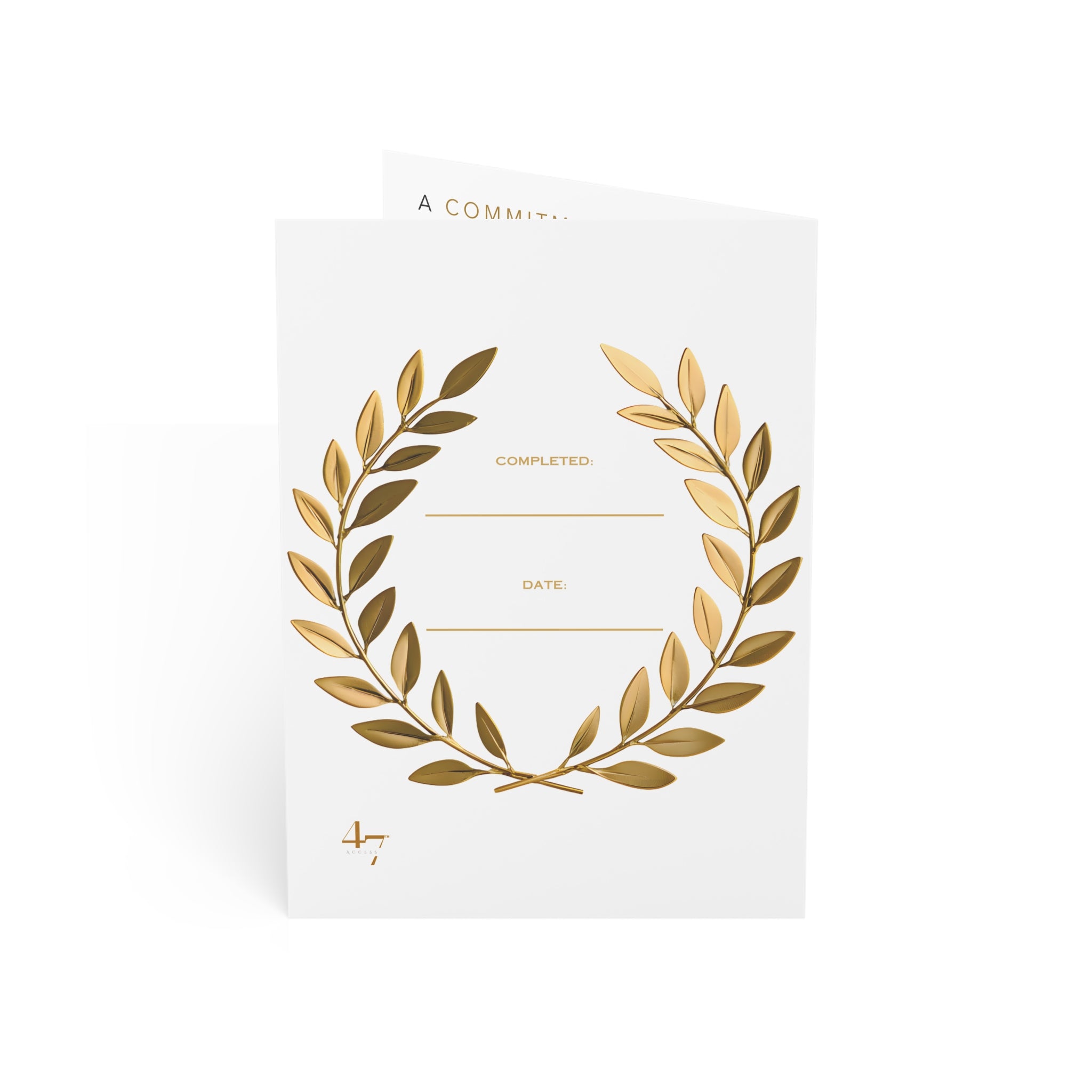 Ivory "Committed" Personal Pursuit Card