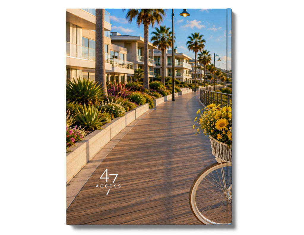 Back cover of the Access 47 Execution Journal – Boardwalk Bike Ride