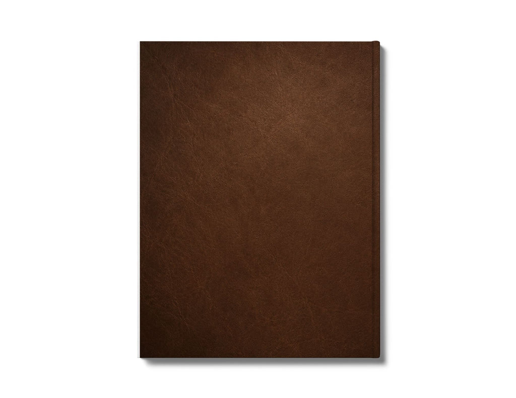 Back cover of the Access 47 Execution Journal – Bourbon Saddle