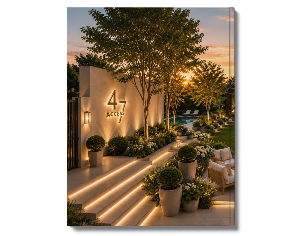 Back cover of the Access 47 Execution Journal – Garden Sanctuary