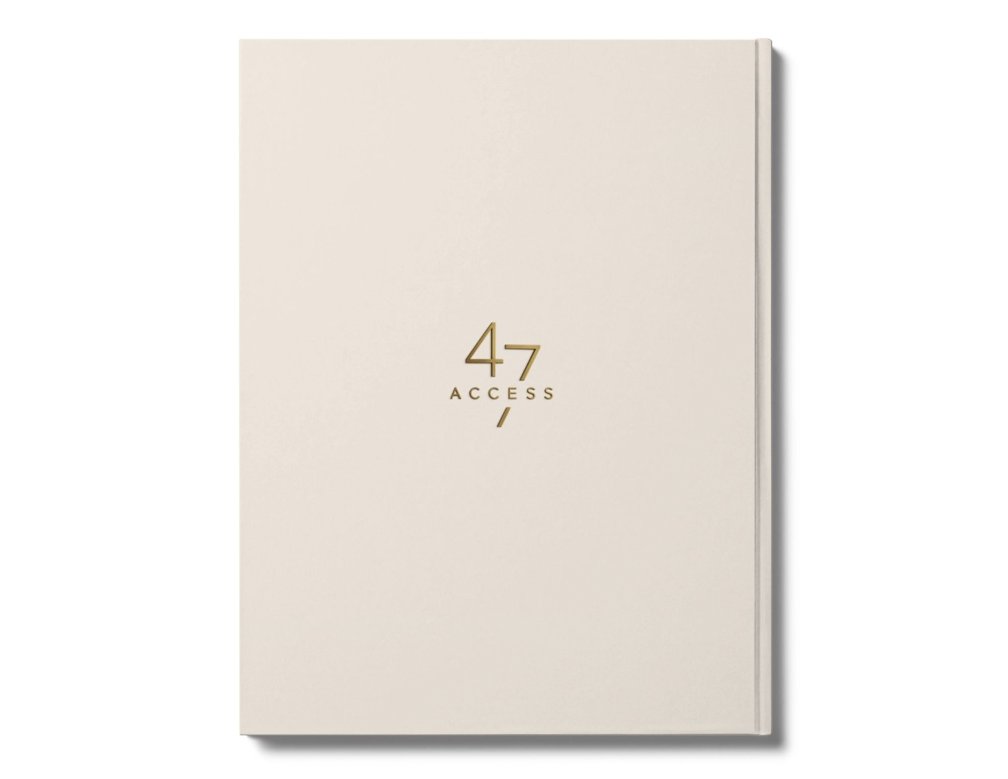 Back cover of the Access 47 Execution Journal – Loyal Ivory