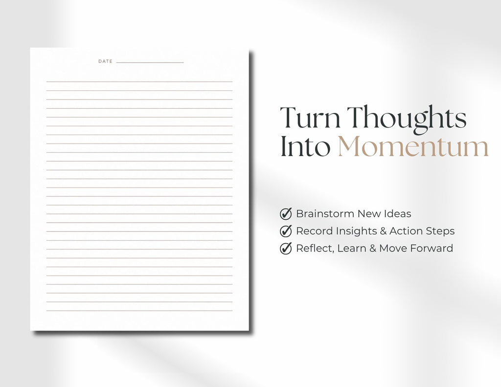 Reflection page inside the Access 47 Execution Journal