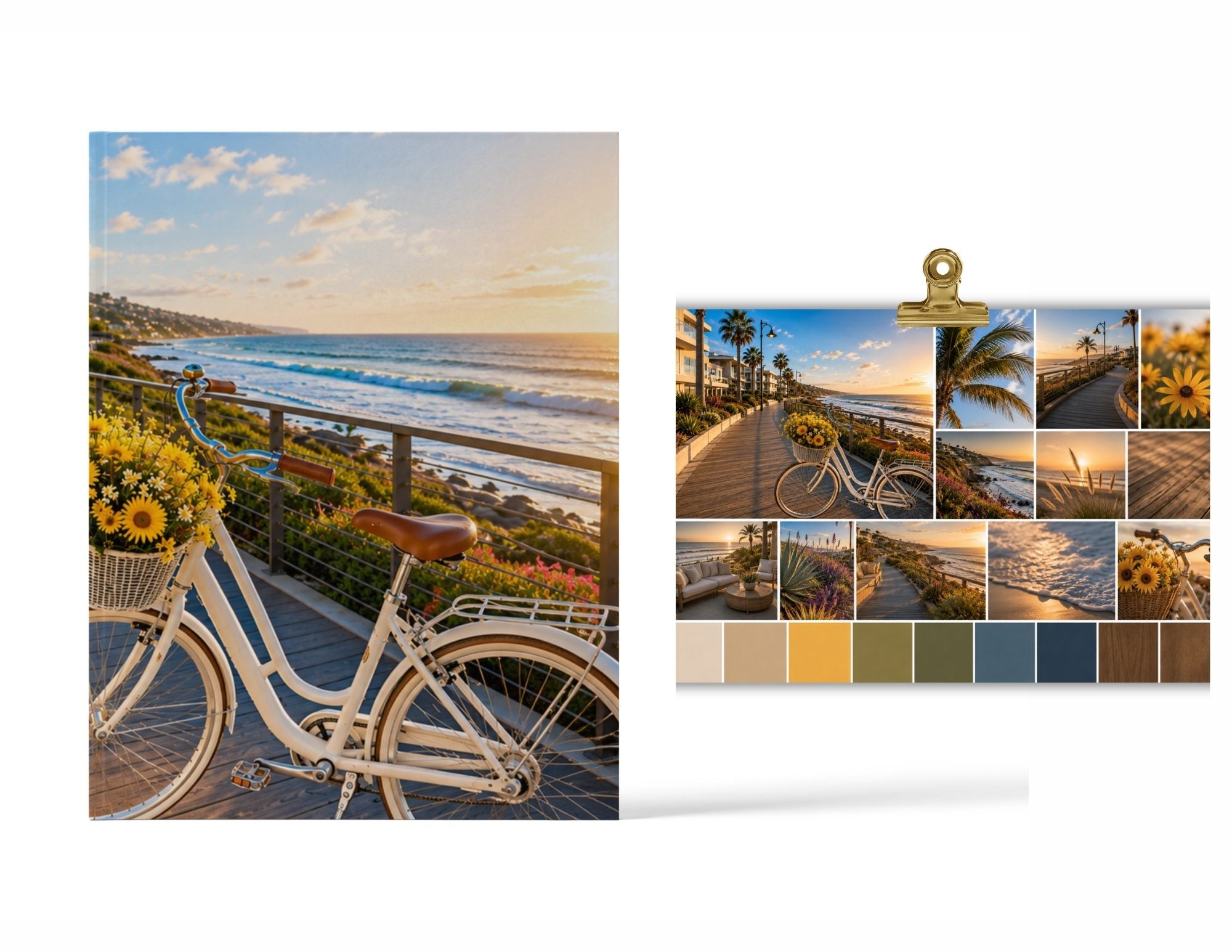 Boardwalk Bike Ride design inspiration for the Access 47 Execution Journal
