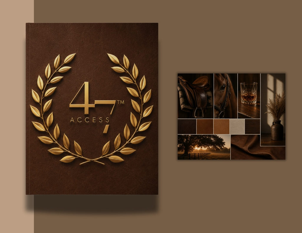 Bourbon Saddle design inspiration for the Access 47 Execution Journal