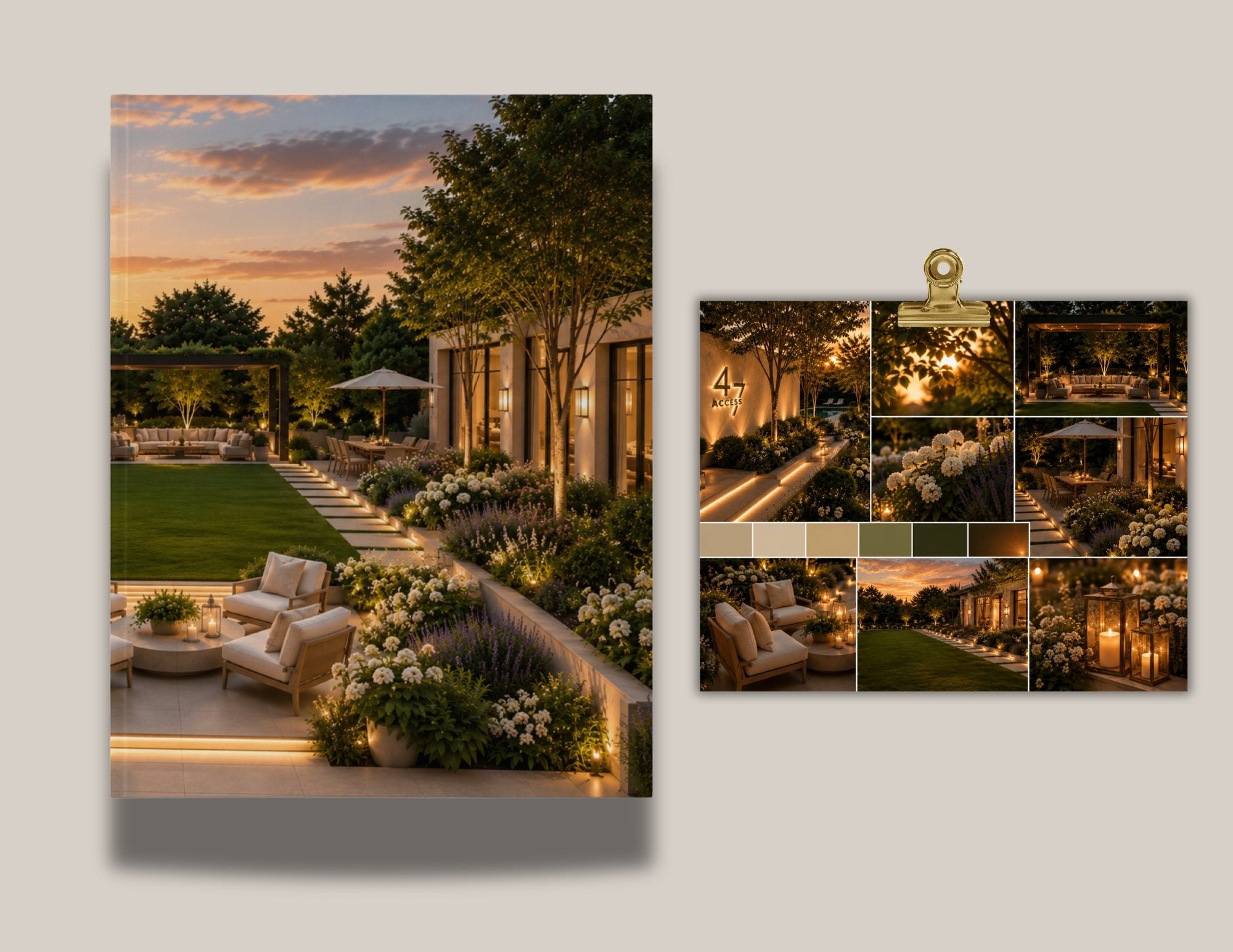 Garden Sanctuary design inspiration for the Access 47 Execution Journal