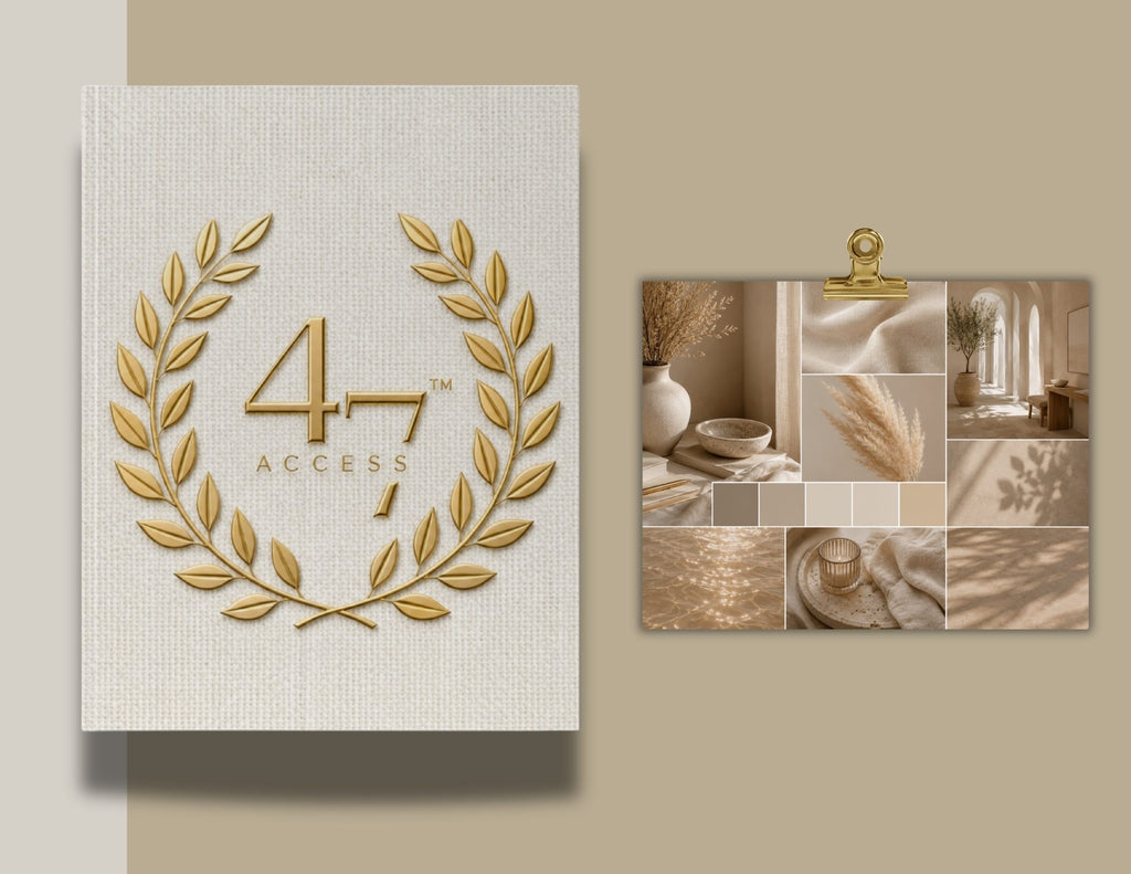 Ivory Linen design inspiration for the Access 47 Execution Journal