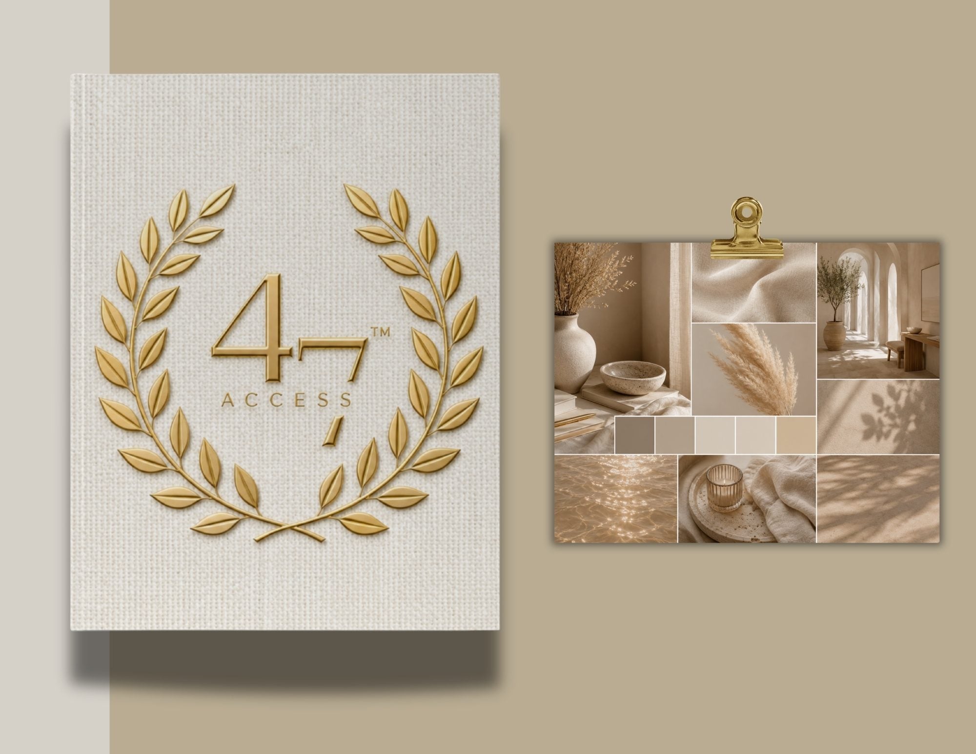 Ivory Linen design inspiration for the Access 47 Execution Journal