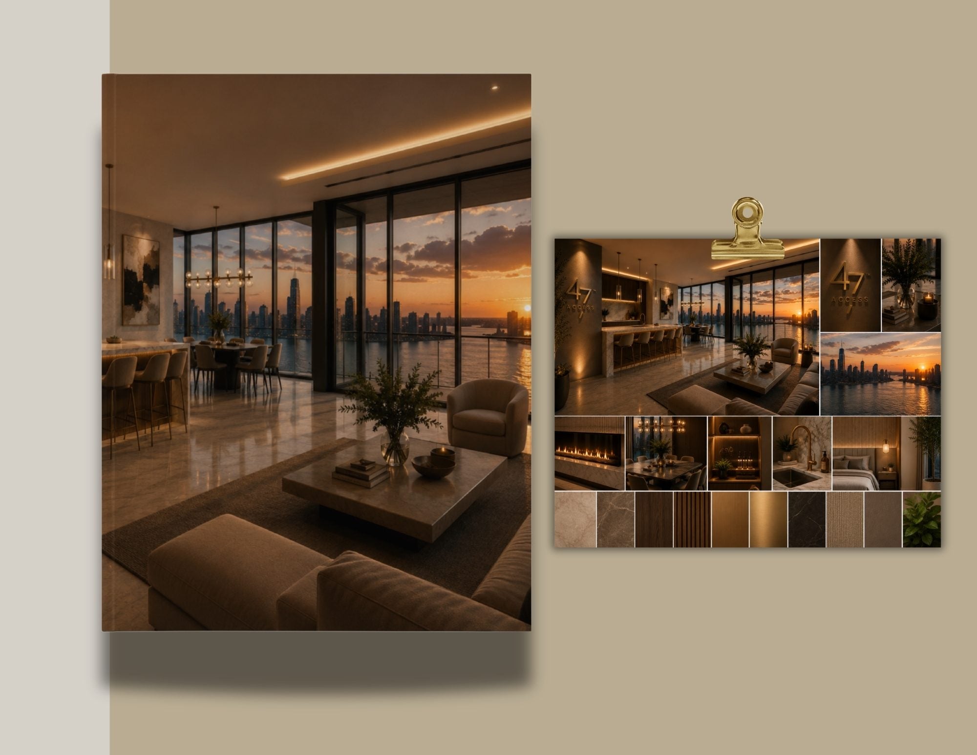 Sunset Skyline design inspiration for the Access 47 Execution Journal